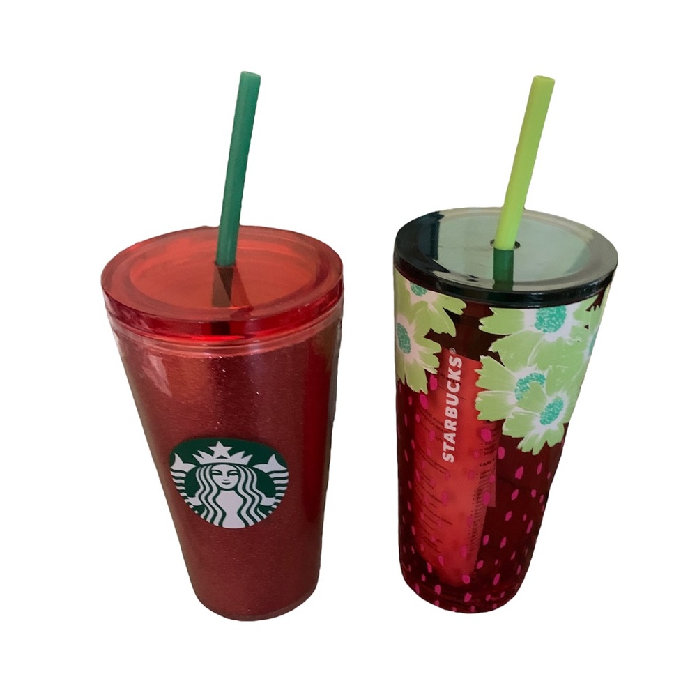 2 Starbucks cups